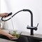 Kibi Circular 2-in-1 Water Filter Kitchen Pull Out Faucet- Matte Black KFF502MB - alternate 6